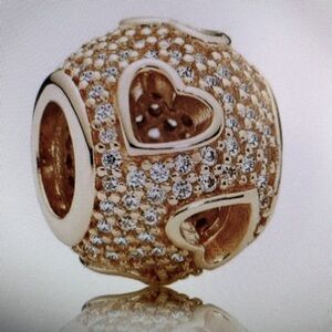Retired Pandora 14k gold charm
